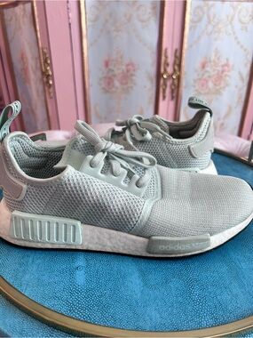 adidas Light Mint Mesh NMD R1 Sneakers